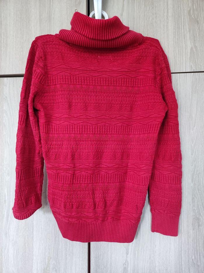 Pull rouge maille 8 ans Pépé Jeans - photo numéro 6