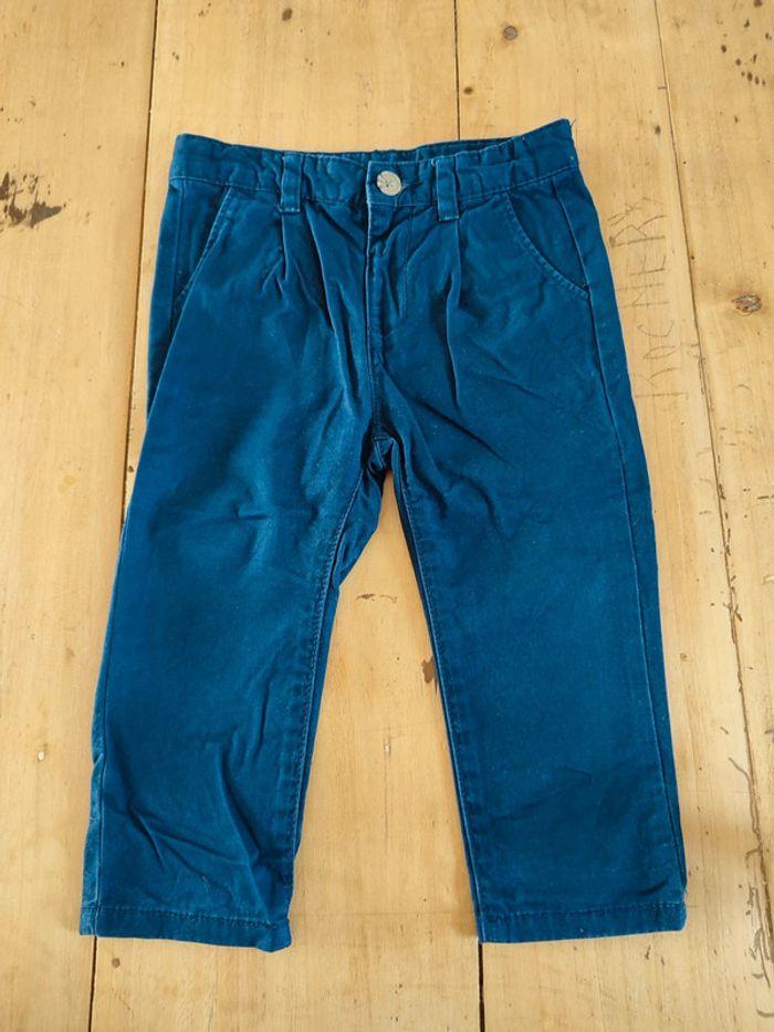 Pantalon Chino marine zara - photo numéro 1