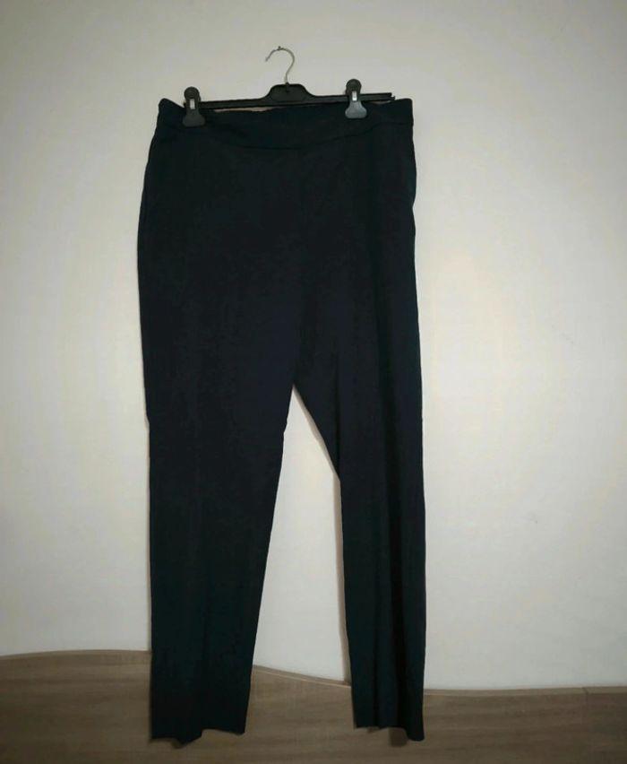 Pantalon style chino bleu marine taille unique camaïeu - photo numéro 1