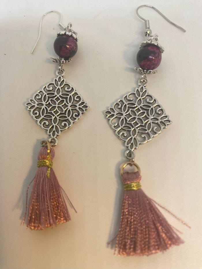 Boucles d’oreilles bohèmes - photo numéro 2