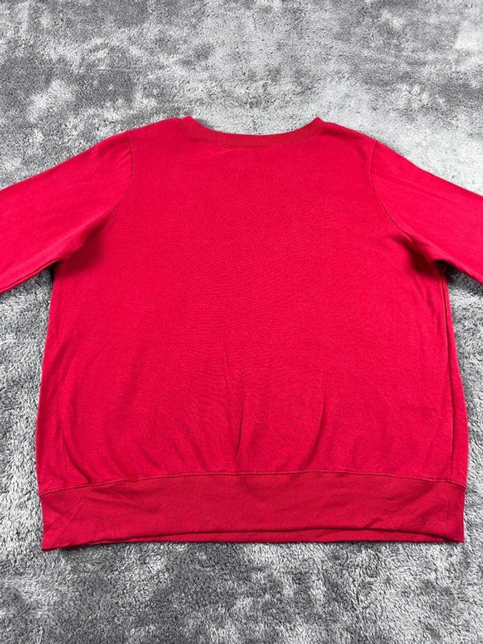 👕 Sweat Vintage de Noël Rouge Taille L 👕 - photo numéro 2