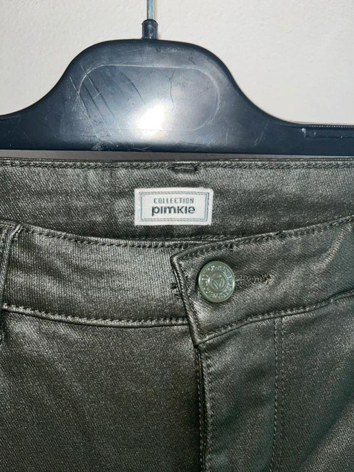 Pantalon huilé vert foncé neuf taille 34 - photo numéro 4