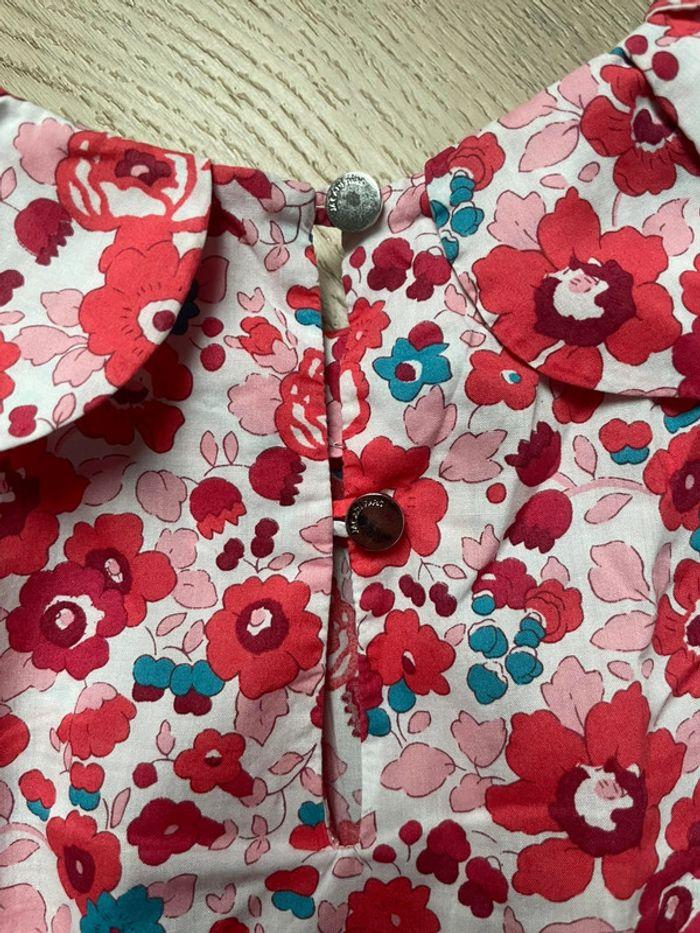 Blouse liberty betsy cerise 4 ans - photo numéro 4