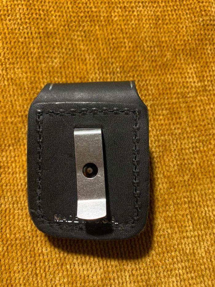 Vintage pochette Zippo en cuir pour ceinture - photo numéro 4