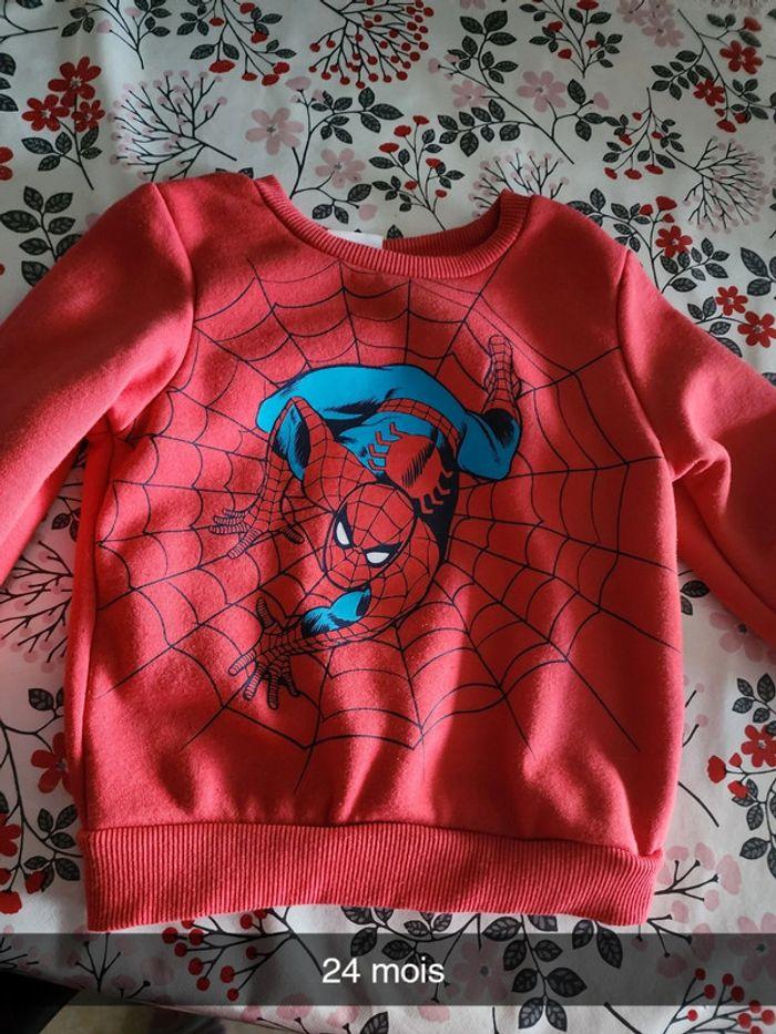 Pull spiderman 24 mois