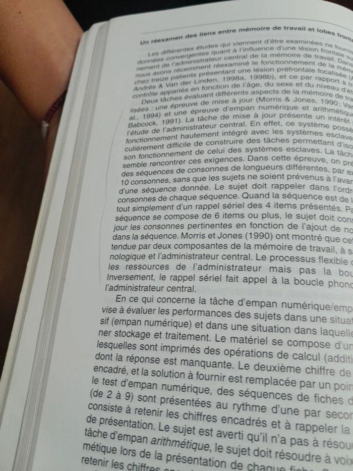 Livre" neuropsychologique des lobes frontaux" - photo numéro 3