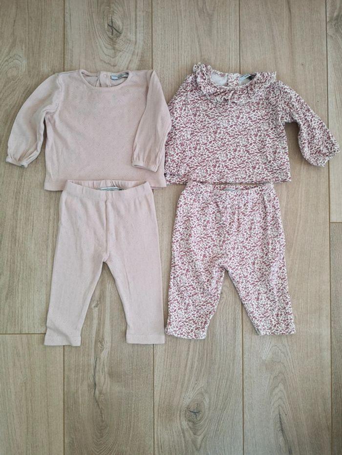 Lot 2 pyjamas 2 pièces 6 mois - photo numéro 1