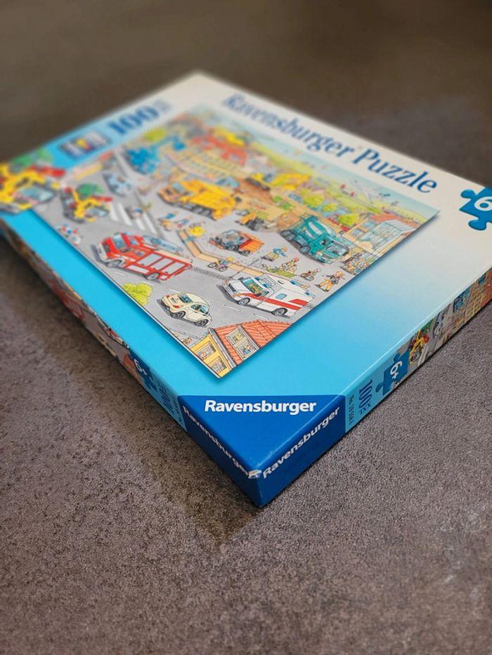 Ravensburger  - Puzzle - Les Véhicules de La Ville - 100 Pièces - photo numéro 2