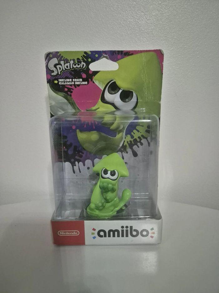 Figurine Amiibo Splatoon Calamar Inkling - photo numéro 1