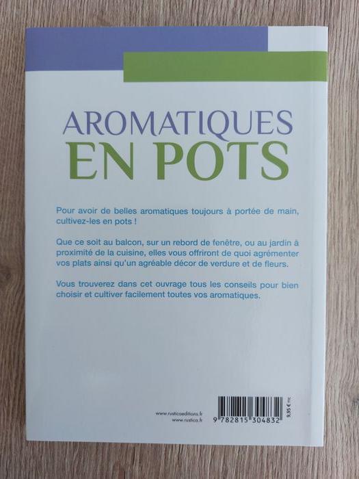 Livre "Aromatiques en pots" Rustica - photo numéro 3