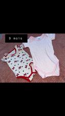 Lot de 2 bodies bébé fille