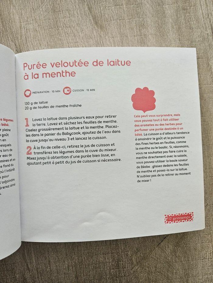 Livre cuisine bébé mes p'tites recettes babycook - photo numéro 5