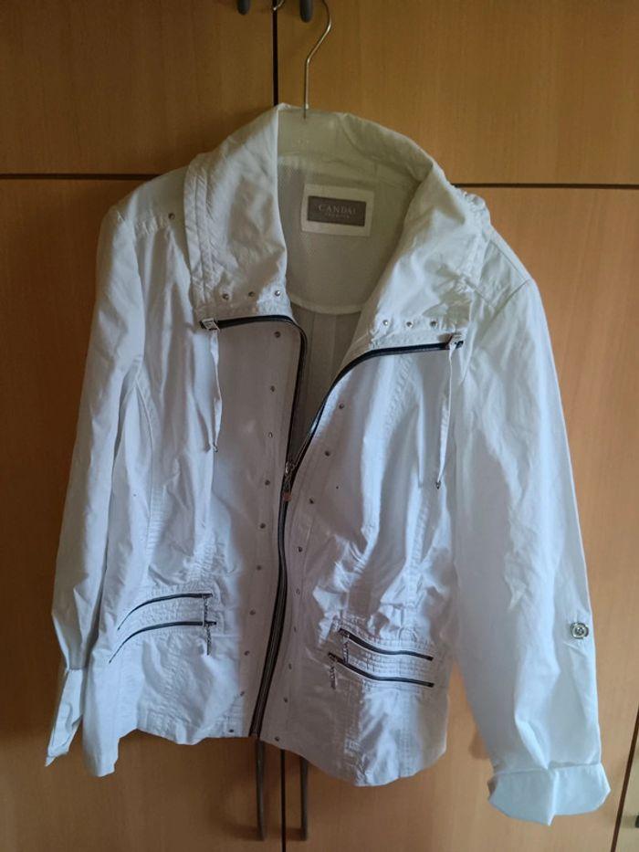 Veste légère blanche C&A Premium retroussable - photo numéro 2