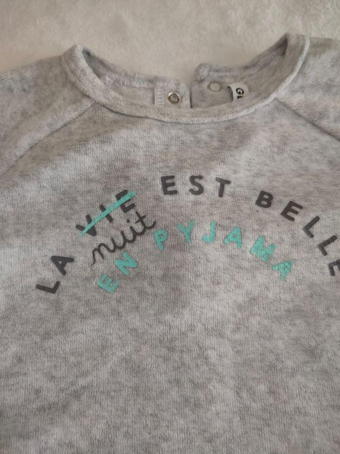 Ensemble 3 pièces pyjama bébé garçon taille 12 mois marque Gémo - photo numéro 6