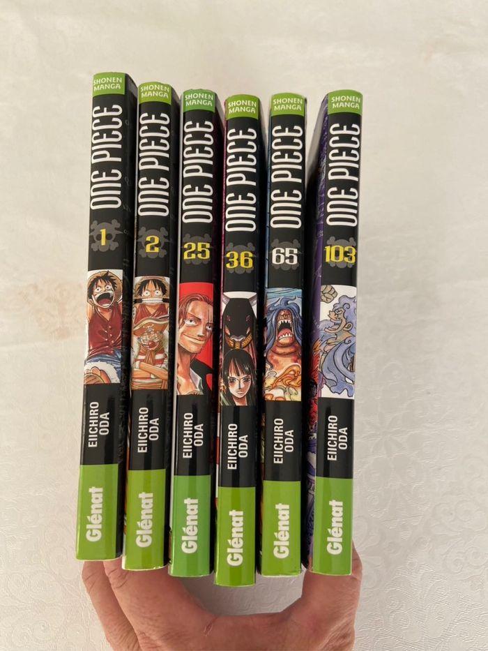 Lot de 6 manga One Piece neufs tomes 1, 2, 25, 36, 65 et 103 - photo numéro 2