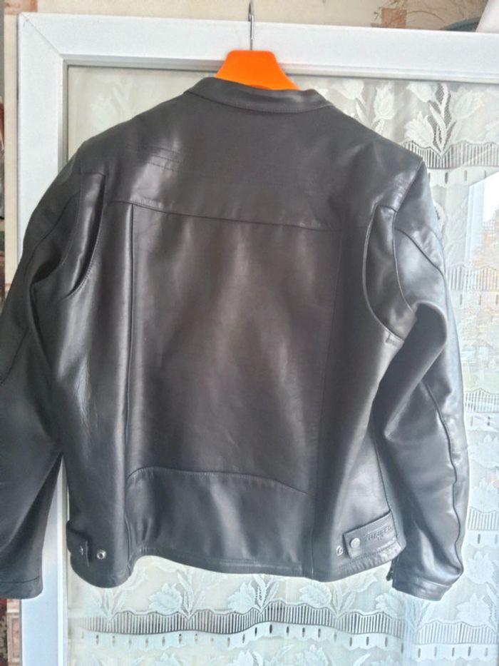 Blouson cuir moto - photo numéro 4