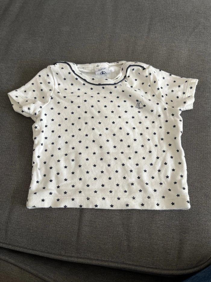 Tee shirt Petit bateau 6 mois - photo numéro 1