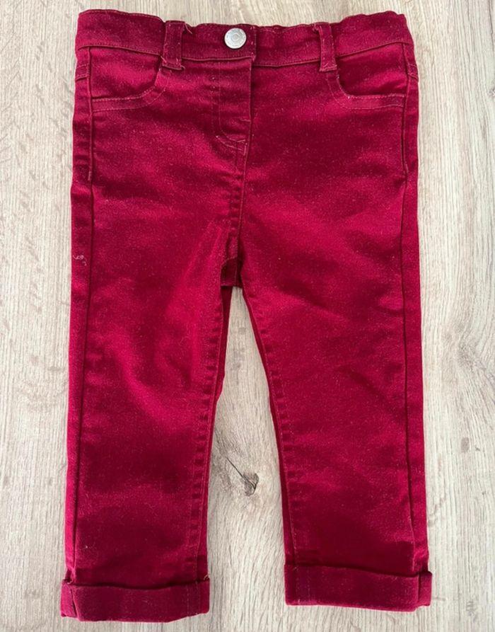 Pantalon bordeaux - photo numéro 1