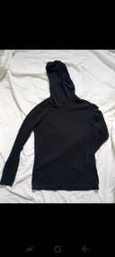 Pull capuche marine