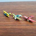 Lot de 3 avions Micro machine Galoob 1987