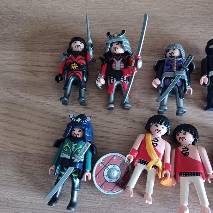 Lot de 8 samourais playmobil - photo numéro 2