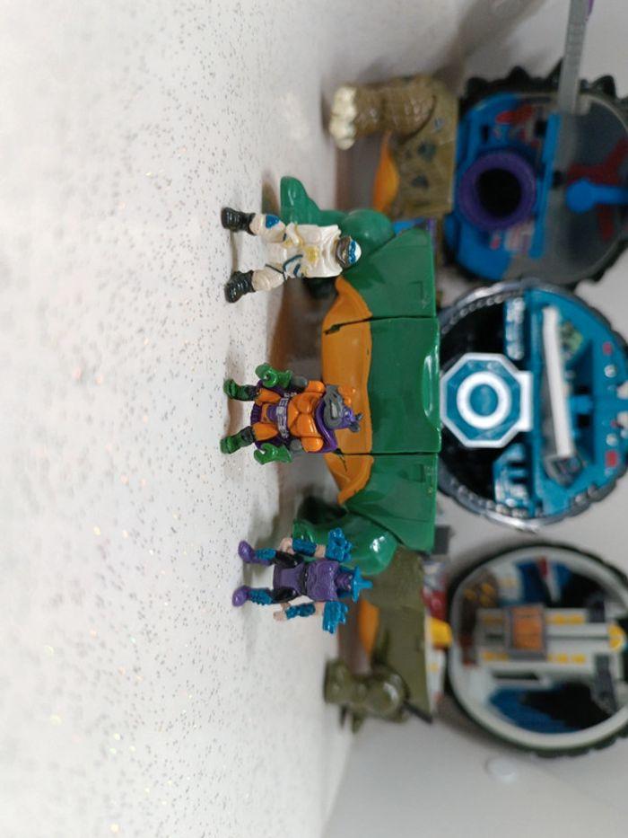 Tmnt Tortue ninja mutant teenage turtle Playset miniature micro pocket space sewer hero technodrome - photo numéro 2