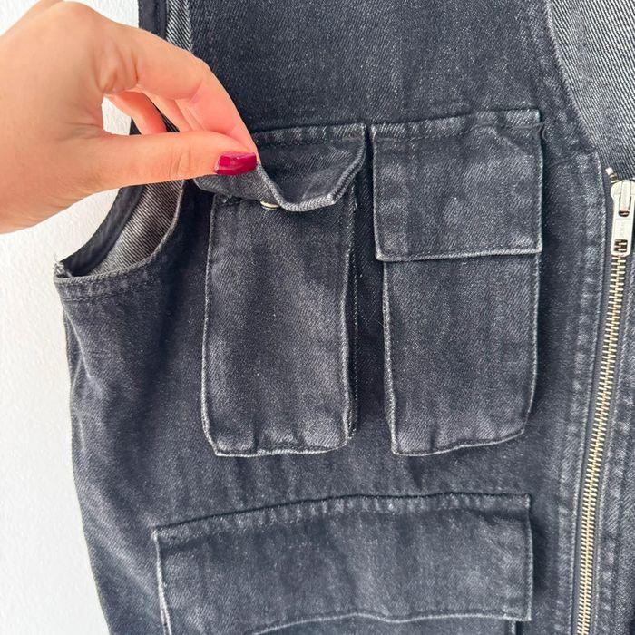 Veste sans manches en denim ASOS - photo numéro 5