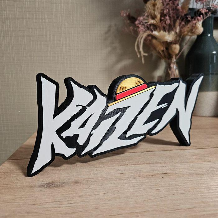 Figurine logo Kaizen Inoxtag 22x10cm FanArt - photo numéro 2