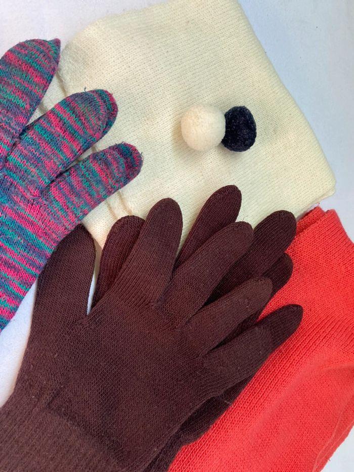 Lot écharpes et gants enfants - photo numéro 3