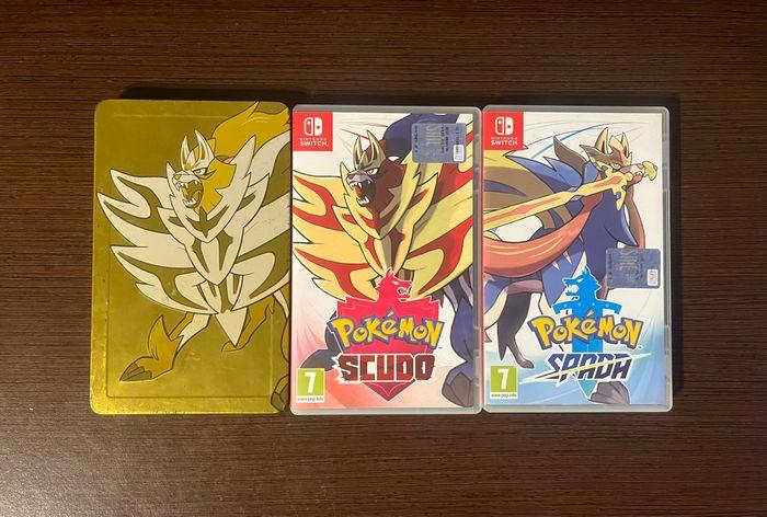 Jeux Switch - Pokémon Epée + Bouclier + Steelbook - photo numéro 1