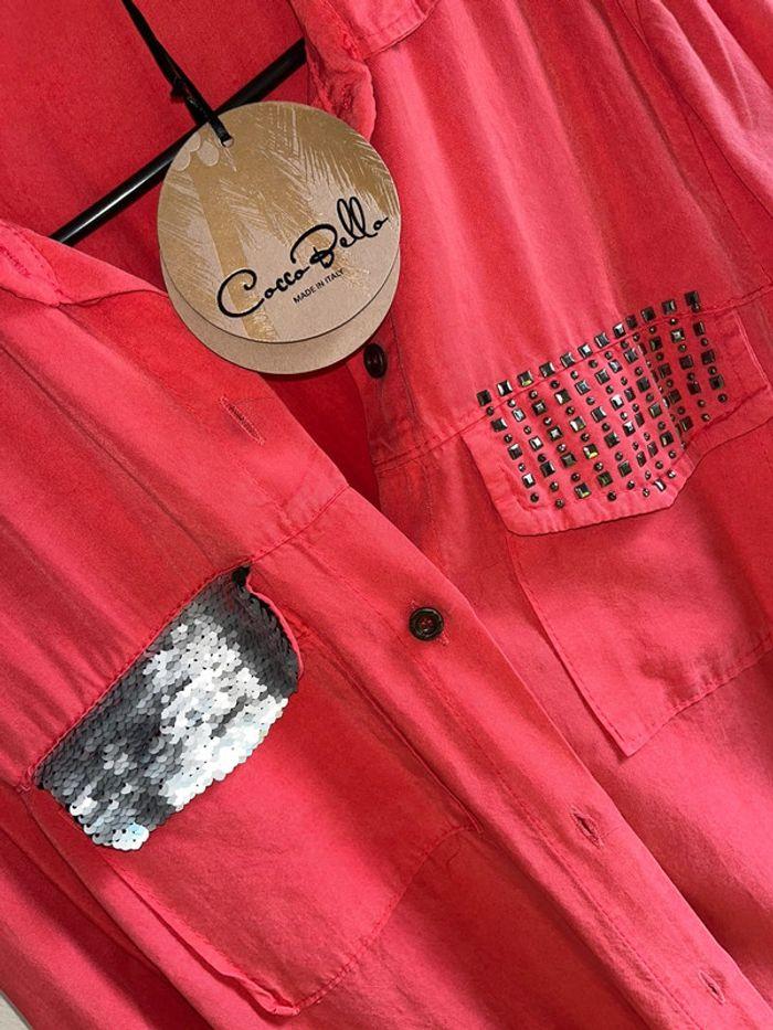 Chemise corail neuve - photo numéro 2