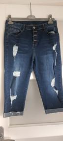 Pantacourt en jeans femme