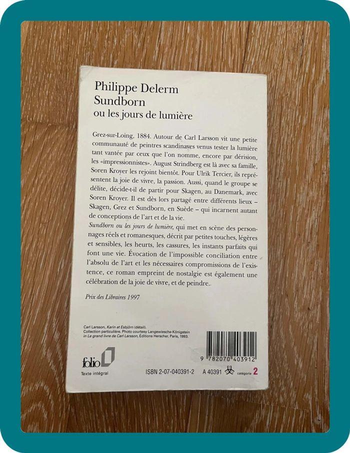 Livre Sundborn ou les jours de lumière de Philippe Delerm - photo numéro 2