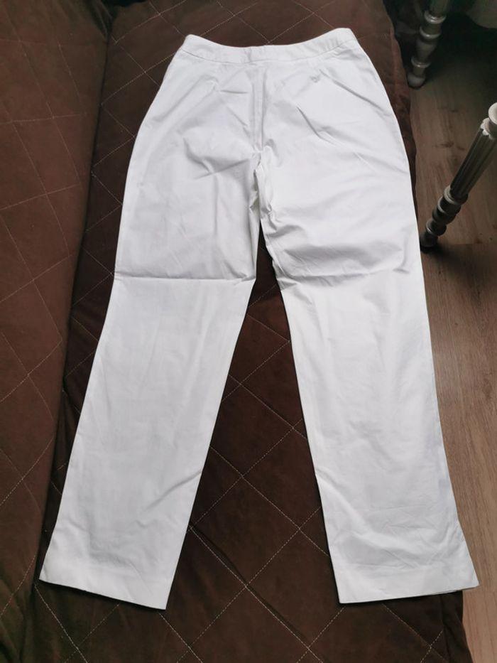 Pantalon droit blanc Apostrophe - photo numéro 5