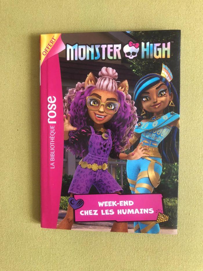 Livre la bibliothèque rose monster high - photo numéro 1