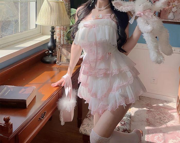 Dress Robe Cute Kawaii Lolita Princess Barbie Summer - photo numéro 12