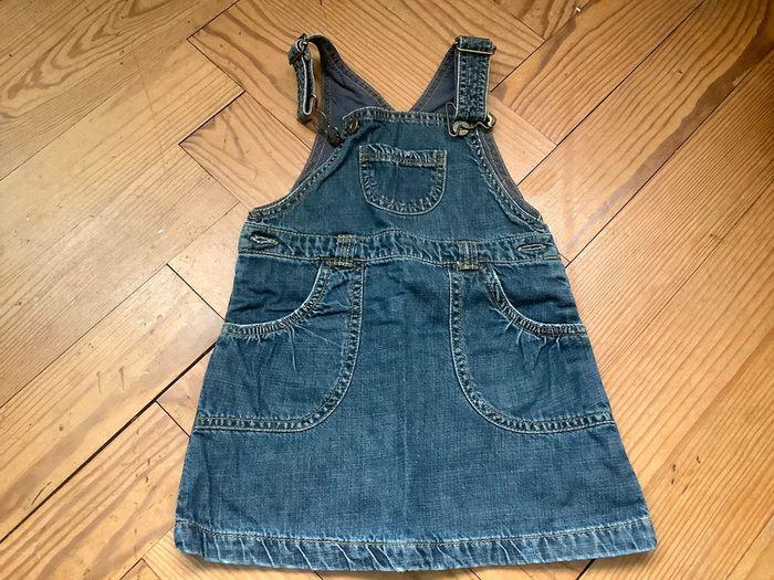 Robe salopette en jean