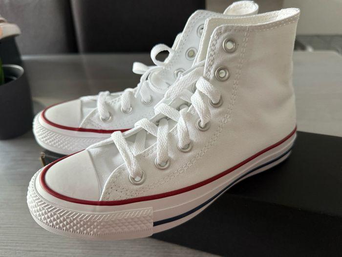 Converse all star haute blanche pointure 36 - photo numéro 3