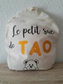 Petit sac écru en coton à personnaliser