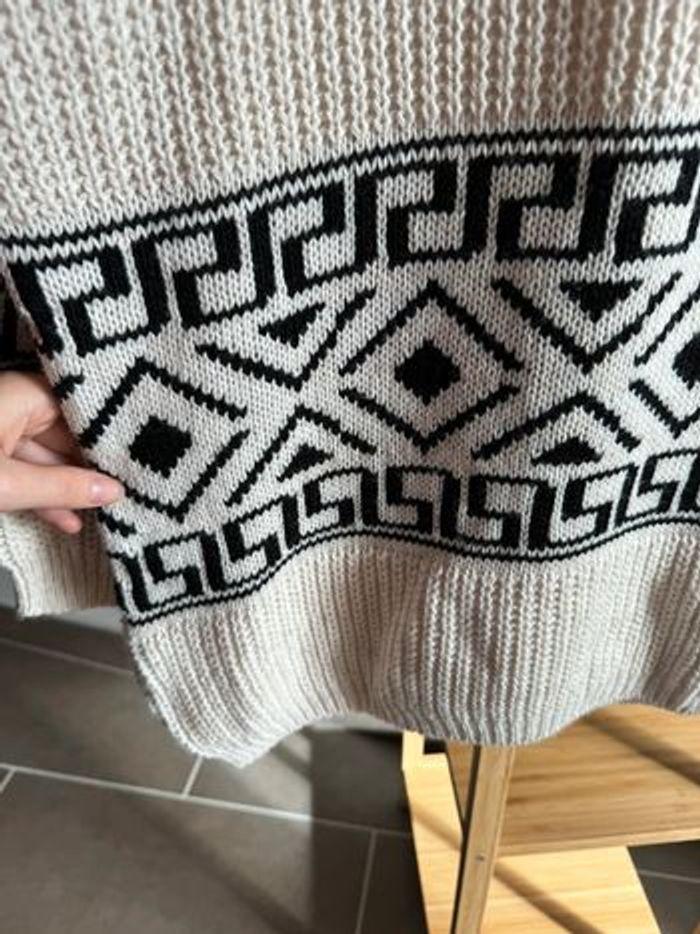 Pull tunique en mailles et franges Taille Unique (36/44) - photo numéro 7