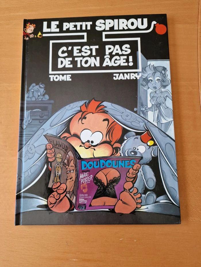 Livre le petit Spirou - c'est pas de ton âge en TBE 
Éditions France - photo numéro 1