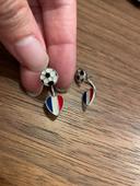 Boucles d'oreilles foot