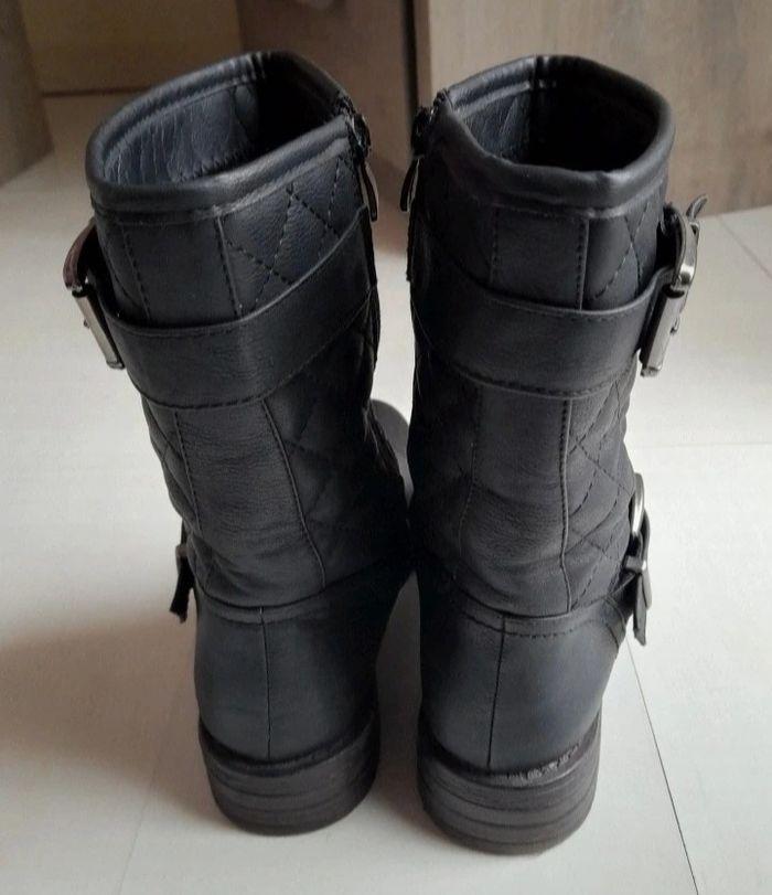 Bottines style  motard pointure 37 - photo numéro 6