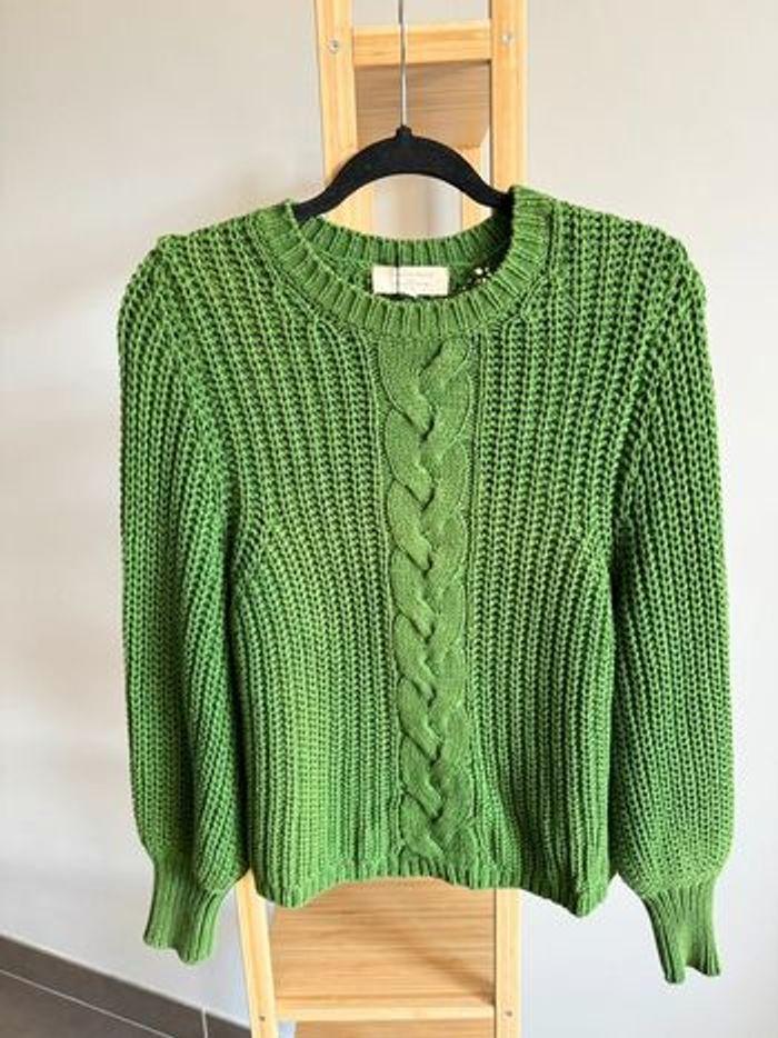 Pull Sézane maille verte Jazz Taille XS - photo numéro 1