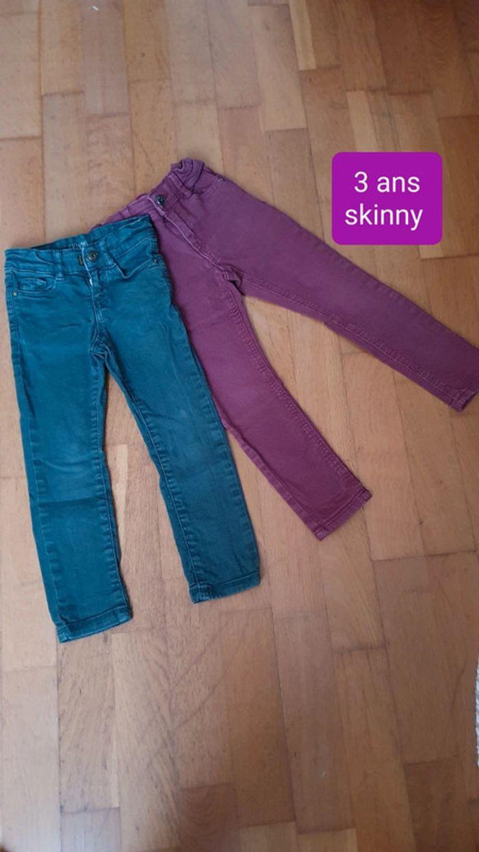 Lot de 2 pantalons jean skinny Tape à l'œil (TAO)