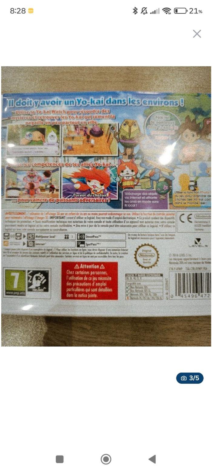 Jeu 3DS yo Kai watch - photo numéro 3