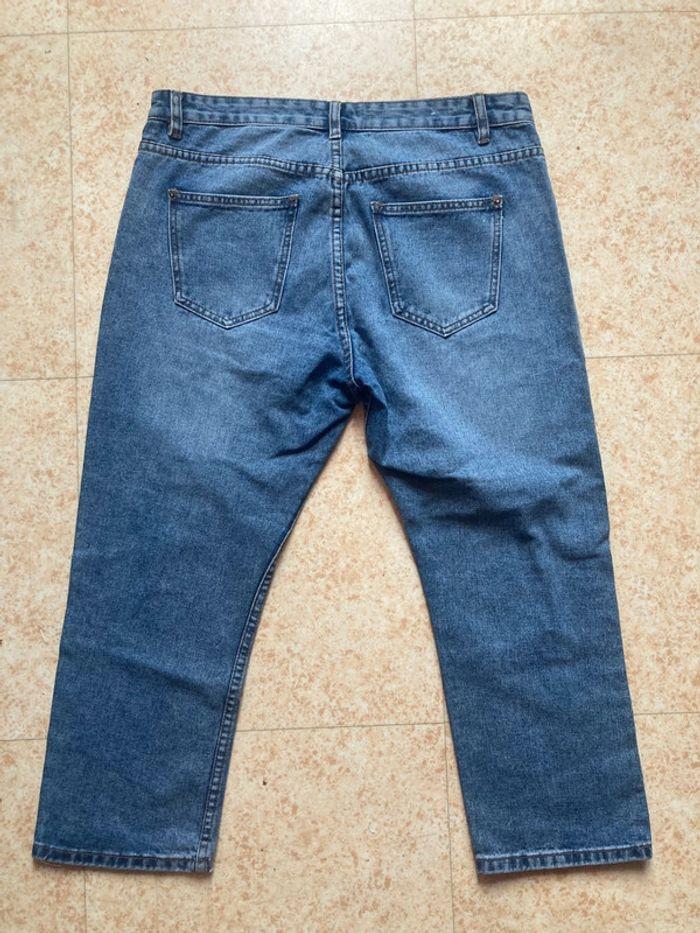 Jean droit bleu New look taille 42 - photo numéro 7