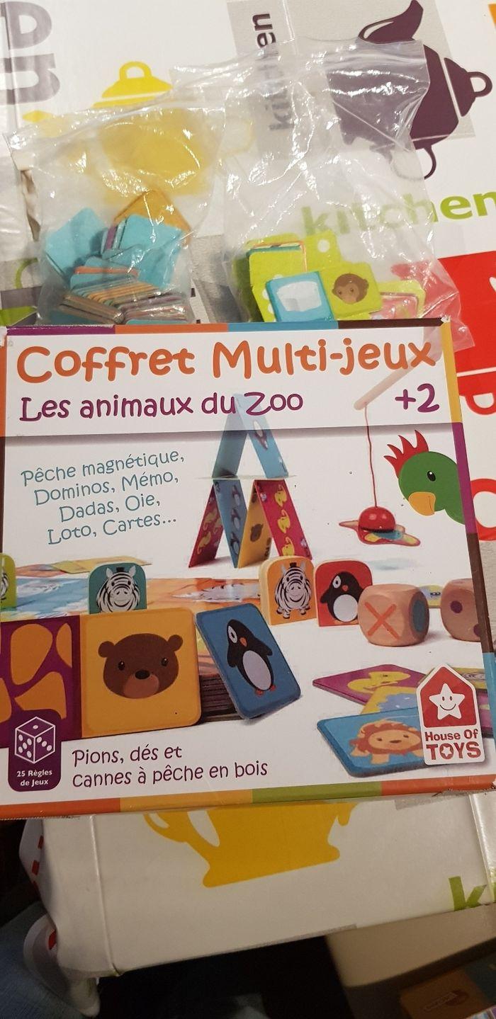 Coffret multi jeux les animaux du zoo - photo numéro 1