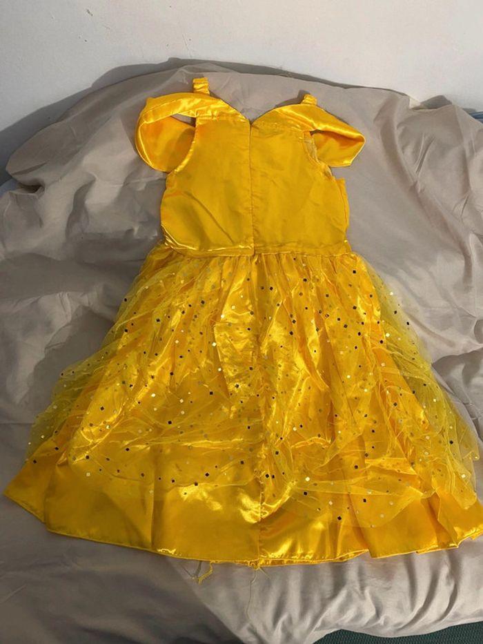 Robe de princesse  jaune et dorée avec accessoires 130 cm - photo numéro 11