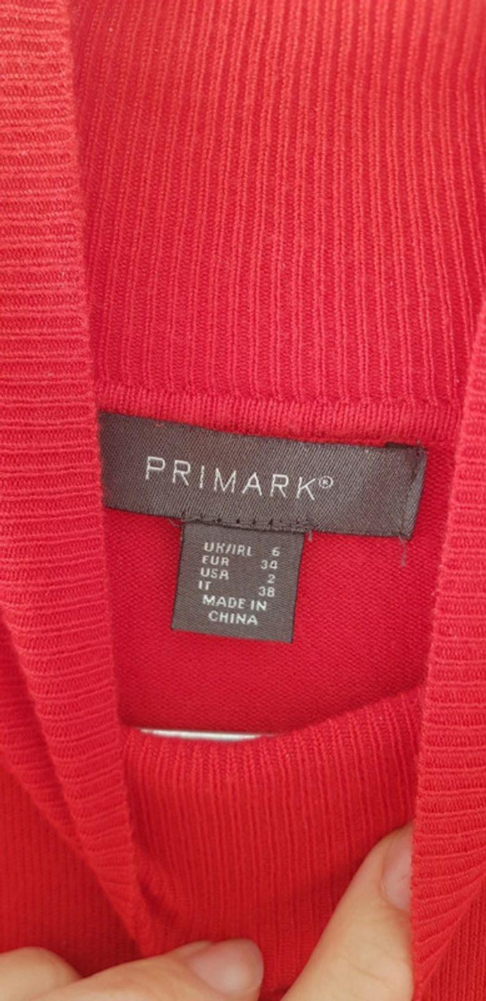 Pull fin col roulé rouge Primark 34 - photo numéro 5